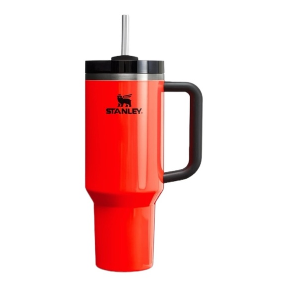 Stanley Other - Stanley Neon Quencher H2.0 FlowState Tumbler | Neon Orange | 40oz
